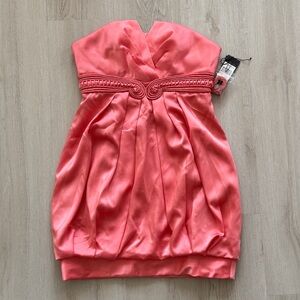 BCBG Bubble Mini Dress - Coral - Size 4